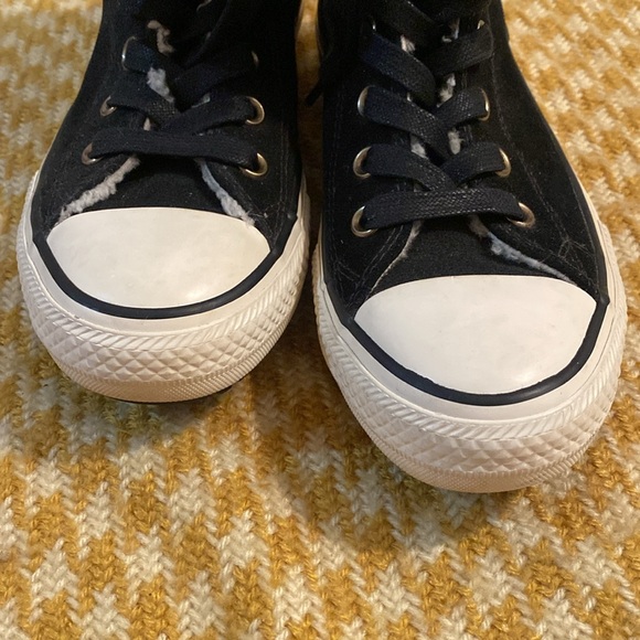 Converse Faux Fur High Tops - Picture 10 of 11